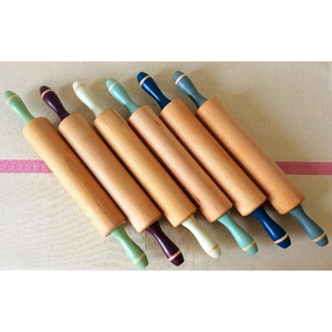 Nouveau dernier design rouleau à pâtisserie en bois qualité supérieure rouleau à pâtisserie en bois naturel pour vente chaude rouleau à pâtisserie en bois à bon prix - Product Image 2
