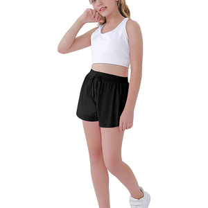 Femmes cordon taille haute confortable décontracté course Gym Yoga Shorts coton sweat Shorts avec poches - Product Image 5