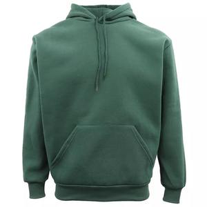 Pull à capuche uni basique pour hommes, sweat-shirt échantillon gratuit qualité supérieure couleur olive - Product Image 1