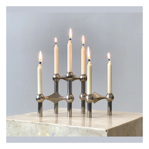 Candelabro de Aluminio Hecho a Mano Personalizado, Colores y Tamaños Personalizables, Elegante Decoración de Iluminación para Mesa de Bodas, Navidad e Interiores del Hogar - Product Image 1