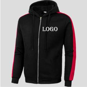 Streetstyle Pulls surdimensionnés de haute qualité Sweats à capuche personnalisés à impression bouffante Fermeture éclair complète Tissu tricoté en coton unisexe Vêtements d'hiver - Product Image 6
