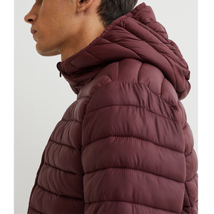 Veste matelassée d'hiver pour hommes, manteaux de designer en toile à bulles de polyester à la mode, mode chaude pour l'hiver, vente en gros - Product Image 3