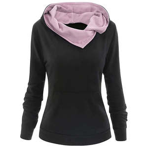 Thickened Sweatshirt <b>Women</b> Casual Solid Long Sleeve Loose <b>Tops</b> Pullover Female Autumn <b>Winter</b> Hoodies - Product Image 5