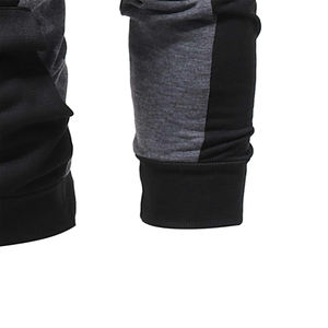 Sweat à Capuche Homme Couleur Block avec Cordon de Serrage Poche Kangourou Vêtements Personnalisés Streetwear Sweat Polaire Unisexe Style Surdimensionné - Product Image 5