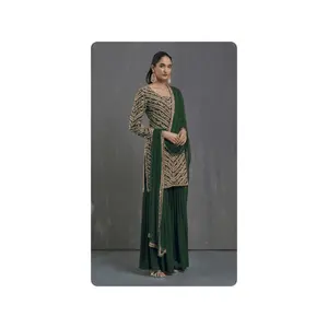 巴基斯坦Salwar Kameez草坪连衣裙女性Shalwar Kameez巴基斯坦印度和巴基斯坦连衣裙高品质