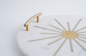 Plateau rond étoile fabriqué en inde vente en gros quantité en vrac utilisation de haute qualité maison hôtel Restaurant Bar ustensiles de cuisine décoration de table - Product Image 3