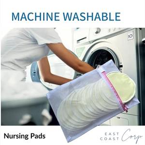 แผ่นรองให้นมลูกอ่อนนุ่มดูดซับได้ดีเยี่ยมใช้ซ้ำได้ของใช้จำเป็นสำหรับทารกแรกเกิดเด็กชายเด็กหญิงคุณแม่หลังคลอด - Product Image 3
