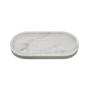 Plateau de service en marbre élégant et luxueux, artisanat de haute qualité, plateau en marbre, nouveauté, plateau de rangement décoratif en marbre - Product Image 5