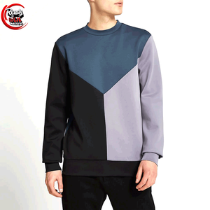 Sudadera de manga larga con cuello redondo y tinte de corbata impresa personalizada de alta calidad de peso pesado para hombres 100% diseño recortado de algodón para invierno - Product Image 1