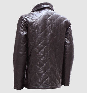 2026 Unisex Genuine <b>Black</b> Leather <b>Jacket</b> Stand Collar Waxed Brown Leather Removable Hood Windproof Waterproof Motorcycle <b>Jacket</b> - Product Image 6