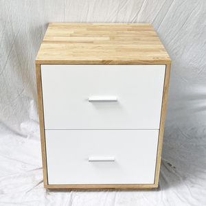 Rubberwood Personal <b>Locker</b> with 2 Drawers-TCN68021 - Product Image 3