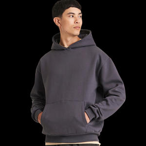 เสื้อครอปมีฮู้ดของผู้ชายเสื้อมีฮู้ดผ้าขนแกะคอตตอน100% พิมพ์โลโก้ตามสั่งสั่งสั่งสั่งสั่งสั่งขนาดโรงงานโดยตรง - Product Image 6