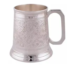 Новая Оловянная средневековая кружка с ручной гравировкой для питьевой посуды новая латунная кружка для питья вина пиво оптовая цена для ресторана