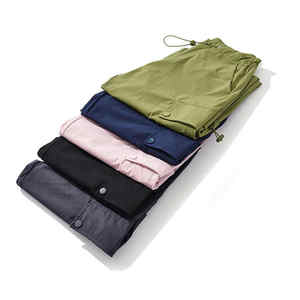 Pantalones Cargo holgados a prueba de viento con estilo de invierno para mujer, pantalones con cordón de cintura informales transpirables ecológicos con múltiples bolsillos - Product Image 6