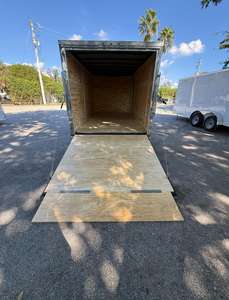 Remorque de fret fermée de qualité supérieure 7x14, système hydraulique durable avec composants de base pour remorque de tracteur - Product Image 2