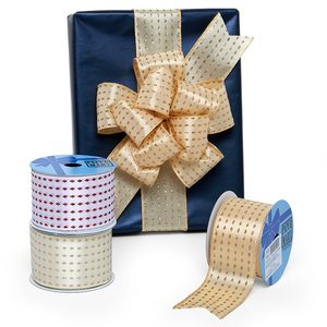 Mini Satin <b>Wired</b> <b>Ribbon</b> Glitter Diamonds Luxury Stretch Loop Handmade <b>Ribbon</b> Spool for Wedding Birthday Decorations Polyester PP - Product Image 1