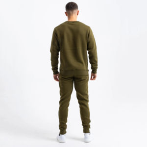 Conjunto de Sudadera y Pantalones de Chándal Unisex con Cremallera de un Cuarto, Personalizable con Logotipo, para Invierno, Sólido, 2 en 1, Transpirable, Informal, de Forro Polar, para Jogging, Venta al por Mayor - Product Image 2