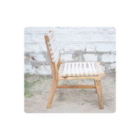 Fauteuil de relaxation gonflable multifonctionnel moderne à hauteur réglable en bois de manguier pour usage intérieur/extérieur et commercial, idéal pour salle de bain