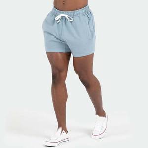 Nouveau short d'été en coton taille haute pour hommes coupe ample couleur unie confortable décontracté Streetwear & Gym Wear Jogging Shorts - Product Image 4