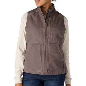 Gilet en toile pour femme, vêtement d'hiver, col montant, avec plusieurs poches, style tendance, qualité supérieure, gilet en toile - Product Image 5