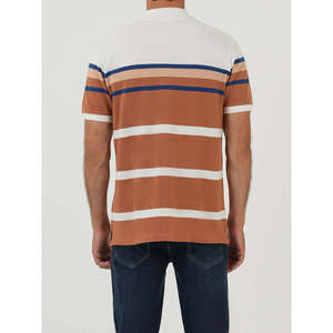 Polo AIVAR Confort Coupe Classique Motif Rayé Uni Tissu Tricoté de Haute Qualité Grandes Tailles - XL à 6XL Idéal Golf et Été - Product Image 6