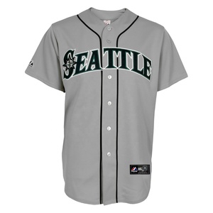 เสื้อยืดแขนสั้นสำหรับผู้ชายน้ำหนักเบามีกระดุม2เม็ดเสื้อเจอร์ซีย์เบสบอลและซอฟต์บอลโลโก้ตามสั่ง - Product Image 5