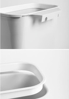 Poubelle murale multifonctionnelle OEM en PP sans couvercle, gain de place, pour porte d'armoire de cuisine, Vietnam
