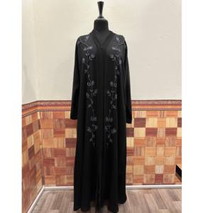 NOUVEAU Vente en gros Abaya Dubaï Couleur unie Simple Vêtement islamique modeste Abaya Robes musulmanes pour femmes Abaya - Product Image 3