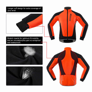 Fashionable Gents Soft Shell Jackets in <b>Black</b> and Orange Full Sleeves High Quality Wool Casual Wear for Winter - Product Image 5