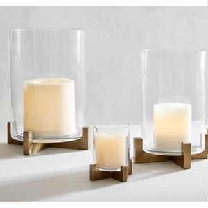 Candelabros de Metal de pie de estilo nórdico de granja rústica, farol de vela de diseño personalizado para decoración de boda - Product Image 5