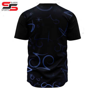 Conception d'uniforme de baseball en gros vêtements de sport de gros personnalisés maillot de baseball de softball sublimé bon marché - Product Image 2