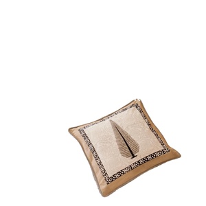 100% algodón hecho a mano bloque impreso bohemio interior sala de estar decoración playa tiro funda de almohada cojín de algodón puro - Product Image 1