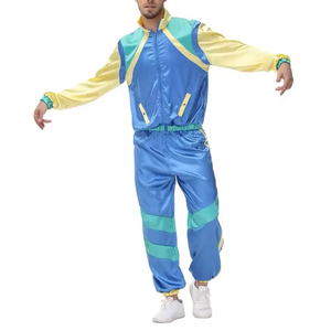 Chándal de Invierno con Capucha, Sublimado, Cortavientos, Transpirable, de Forro Polar, de Longitud Completa para Hombre - Product Image 1