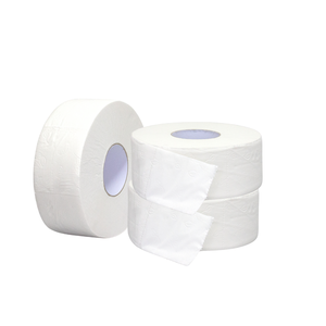 Fournisseur de rouleaux de papier toilette de grande taille 12,5 ± 2 G/M²l fabriqués à partir de pâte de bois vierge à 100% de haute qualité pour les hôtels et les restaurants - Product Image 4