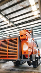 Plataforma de Perforación de Superficie DTH ZGYX452 de Bajo Mantenimiento, Motor con Compresor de Aire Integrado, Accionamiento Diésel, Profundidad Máxima de Perforación de 21 m, para Minería - Product Image 4