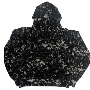 Unisex Acid Wash Printed <b>Hoodie</b> and Sweatpants Set Streetwear Two Piece Outfit 400 gsm - Product Image 4