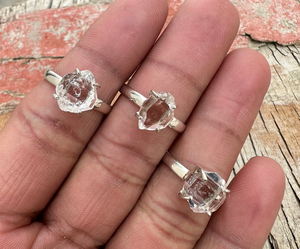 Impresionante anillo de piedras preciosas facetadas de cuarzo de cristal de plata de ley hecho a mano, joyería de forma mixta con ajuste de punta de 10mm para verano con regalos - Product Image 4