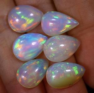 Ópalo etíope natural pulido alto 3X5 a 20X30mm y todos los tamaños calibrados disponibles para mujeres collar de fuego múltiple fino - Product Image 1