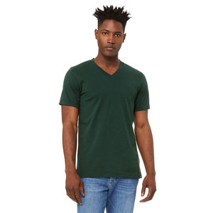 Camiseta Personalizada de Manga Corta de Bambú Suave y Transpirable con Cuello en V para Hombre - Product Image 1