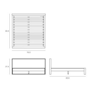 Cama Purana Premium Quality Madera Teca Moderno Minimalista Indonesio Muebles Para Hotel Villa Homestay Apartment Resort - Product Image 6