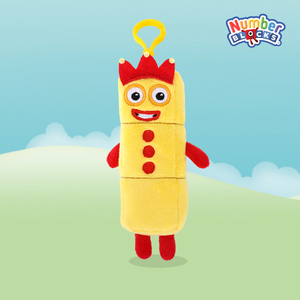 Porte-clés en peluche Numberblox, jouet de personnage jaune de 11cm, cadeau de fête pour enfants, unisexe - Product Image 1