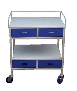 Carrito de Medicina de Cuatro Cajones para Uso Hospitalario Clase I 1 Año de Garantía - Organiza Suministros Médicos - Product Image 1
