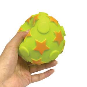 Juguete chirriante de vinilo personalizado directo de fábrica para perros-Bola de plástico fácil de masticar Suministros para mascotas en stock - Product Image 6