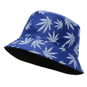 Unisex High Quality <b>Summer</b> Bucket <b>Hat</b> 100% Cotton Velour Different Color <b>for</b> Beach Fishing Skiing Leaf Pattern <b>for</b> Men <b>Women</b> - Product Image 2
