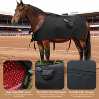 Dispositivo de Terapia de Luz Roja Infrarroja para Caballos, Manta de Terapia de Luz Equina de 660 Nm y 850 Nm, Alfombrilla de Terapia para Caballos, para Todo el Cuerpo