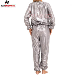 High Quality Wholesale Gym <b>Sauna</b> <b>Suit</b> Hot PVC for Weight Loss Fitness Exercise and Slimming Cotton Material for Home Use - Product Image 3
