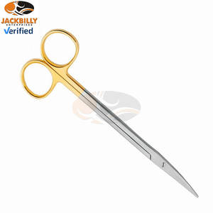 Instrument chirurgical vasculaire de haute qualité Jackbilly Enterprises pour tissus artériels, type Debakey, avec poignée dorée en acier inoxydable - Product Image 4