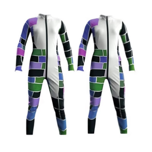 Traje de Neopreno de 3mm de Cuerpo Entero, Manga Larga, Cierre Frontal, Traje de Buceo de una Pieza para Surf y Moto Acuática - Product Image 4