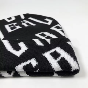 Custom Design Breathable Waterproof Unisex Adults <b>Beanies</b> High Quality Customized Printing Logo Winter <b>Knitted</b> <b>Beanies</b> - Product Image 3