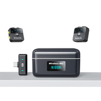 Mini Microphone Lavalier Sans Fil pour Extérieur en Direct, Radio Téléphone Mobile avec Réduction de Bruit
